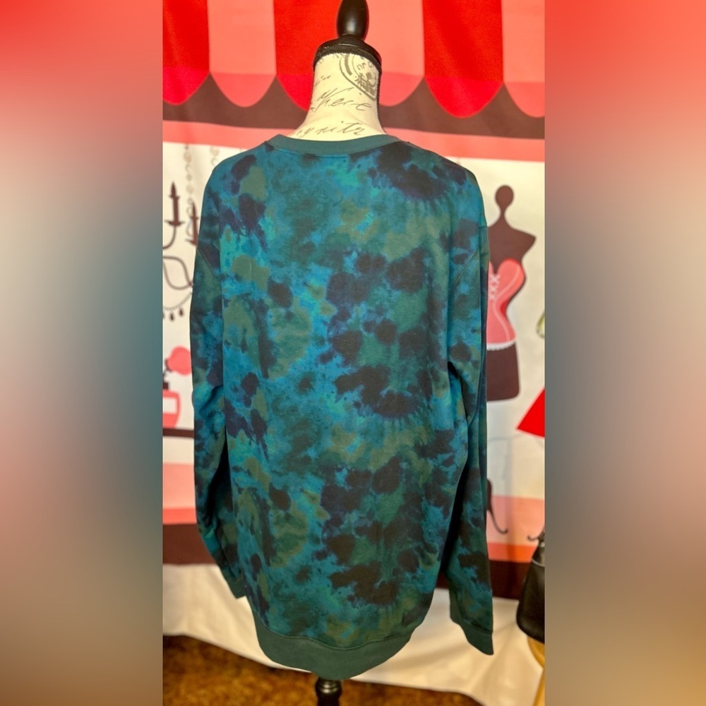 Eddie Bauer Men’s TXL Green Tie Dye Sweatshirt EUC!​​​ - Picture 3 of 7